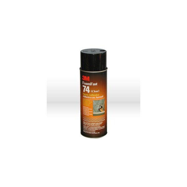 Spray Adhesive, Clear, 5.75 oz, Bottle
